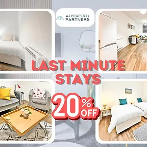 Premium Offer L Last-minute Escape L Aj L High Street L Parking L Ideal For Short Or Long - Town Centre Apartment, 4 Beds, 1 Bathroom , Cheltenham United Kingdom